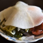 とん唐てん - 特吟とんかつ定食（漬物）