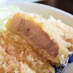 とん唐てん - 特吟とんかつ定食（右側）