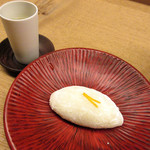 白 - 9】菓子：菓祖“橘”宝来餅。中は味噌餡(2017.１月下旬)