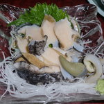 活魚郷土料理 いちや - 鮑のお造り