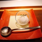 鉄板焼 八七七 - ライチシャーベット