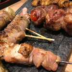 Kushiyakimurayama - おまかせ地鶏串5本