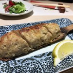 和膳と酒肴 廚 - タケノコ入り鶏つくね焼き
