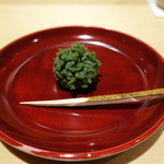 銀座 しのはら - よもぎきんとん