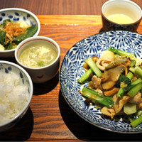 中国菜エスサワダ - 日替わりは豚肉とザーサイの炒め物