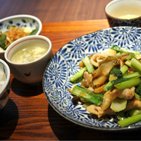 中国菜エスサワダ - 日替わりは豚肉とザーサイの炒め物