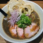 らーめん専門 和心 - 煮干しブラック車麩五輪バージョン830円