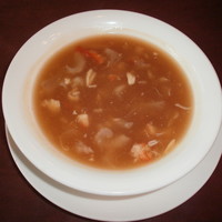 中国料理 満楼日園 - 蟹肉入りフカヒレスープ
