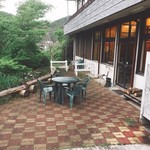 CAFA COFFEE  きの子茶屋 - テラス席【平成29年5月14日撮影】