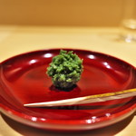 銀座 しのはら - よもぎのきんとん