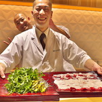 銀座 しのはら - 二番手の澤田ｸﾝ。今回は厨房担当だったので前回撮った写真で登場(^^)