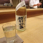 白 - 篠峯 純米 無濾過生原酒 奈良千代酒造(半合600円)