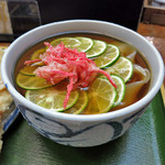 みのや - すだち冷かけきしめん