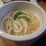 のんき坊 - 親子丼に付いてたミニうどん