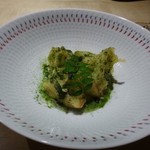 TTOAHISU - ◆筍のベニエ・・筍も旬ですね。揚げたてを食べてほしいとのこと。