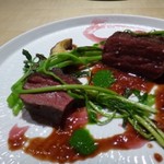 TTOAHISU - ◆急遽用意してくださった「馬肉」、カルパッチョ用なので少し噛みごたえがあるとの説明でしたが、 そうでもなく・・ クセがなく食べやすかったですし、豚よりこちらの方がよかったですね。