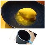 TTOAHISU - ◆アイスにメロンピューレをかけた品。 食後にアイスを頂くと、口の中がサッパリします。