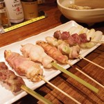 Yakidori Dainingu Issui - おまかせ串焼き7本盛り