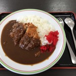 保土ケ谷パーキングエリア(下り線)フードコート - かながわ夢ポークメンチカツカレー