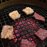 焼肉井とう - 上ミノとハツ