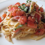 花花 - きのことトマトの冷製パスタ