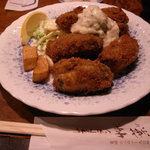 レストラン艸葉 - ココのカキフライは最高です。冬季限定・的矢産カキフライ定食！