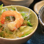 中国料理 松本 - セットのサラダ