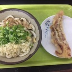 うどん さか枝 - ぶっかけ中,げそ天