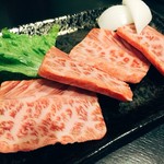 赤身焼肉みはら - 宮崎牛特上ミスジ