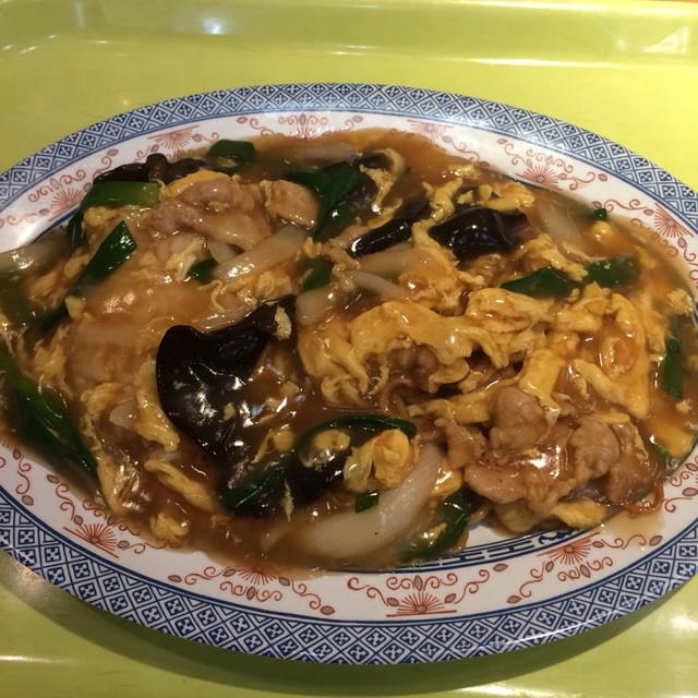 北京饺子 - 5/8木须肉そばめし