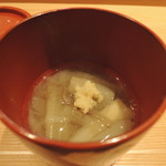 くろぎ - 芋茎のいりこ出汁