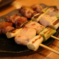 名古屋コーチン 一鳳  にしき - 串焼き（ねぎま）