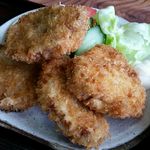 ゆうき - 一口カツ定食は大きなヒレカツが４枚とボリュームもGood♪