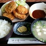 ゆうき - 一口カツ定食１２００円
