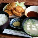 ゆうき - 一口カツ定食１２００円