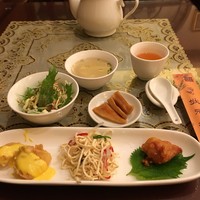 状元樓 横浜中華街本店 - ランチ✳︎前菜3種♡サラダ♤スープ♢大根のお漬物