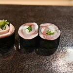 日本橋蛎殻町 すぎた - しめさばの巻物