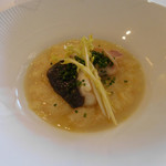 Shin Harada - ナメタ鰈　地蛤とホワイトアスパラガスのココット焼き