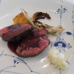 Shin Harada - 和牛のステーキ　アロマフレスカスタイル　赤ワイン風味