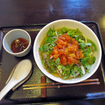 蕎茶亭まるやま - とまとそば