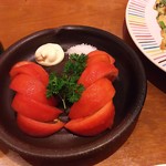 さんぱち食堂 - 1705 さんぱち食堂 Sunter 冷しトマト@25,000Rp