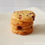 サンセット クッキーズ ジャスミン - ホワイトチョコとクランベリーのクッキー
