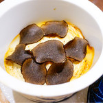 さ行 - 京豆乳とサマートリュフのグラタン
      中には帆立の貝柱が