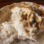 廚 菓子 くろぎ - ベッチョリとなるくらいに黒みつを入れたあとは