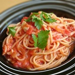 イルモンテ - 海の幸のトマトスパゲティ♪