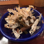 まこと家 - 葉わさび茎の和え物（￥380）