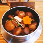 Oumiya - 地物、二宮産、原木椎茸バター釜めし✴香り最高☀
