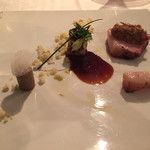 オーベルジュ・オー・ミラドー - 金華豚のロースト　チャツネのソース