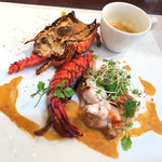 ビストロ ダイア - GWスペシャル《６皿目》伊勢海老のロースト＆伊勢海老のビスクソース