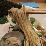 むぎとオリーブ - ストレート細麺